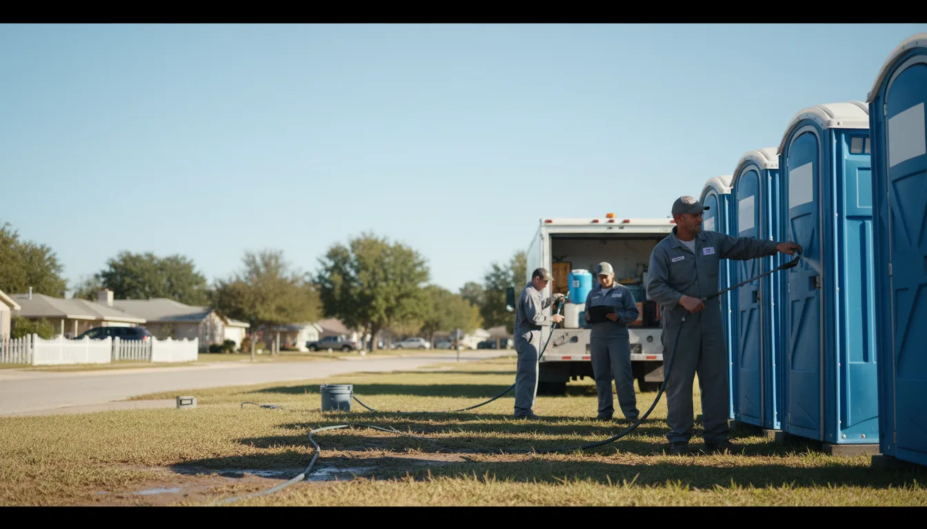 Long-Term Portable Toilet Rental in Tennyson, IN near me